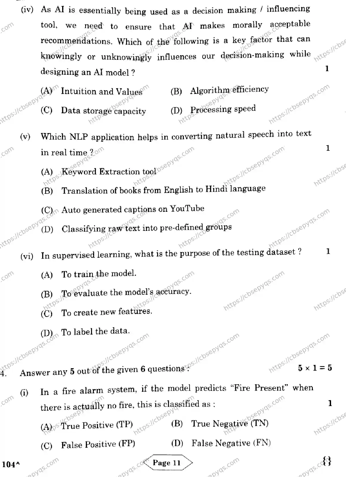 CBSE-Board-10-Previous-Year-Finals-Papers-2026-ARTIFICIAL-INTELLIGENCE-KNLM-SET-Page-11 Image