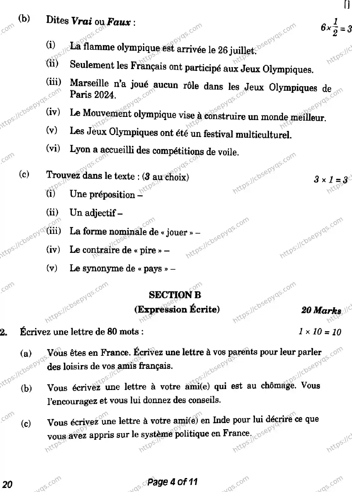 CBSE-Board-10-Previous-Year-Finals-Papers-2026-FRENCH-LMNK-SET-Page-4 Image