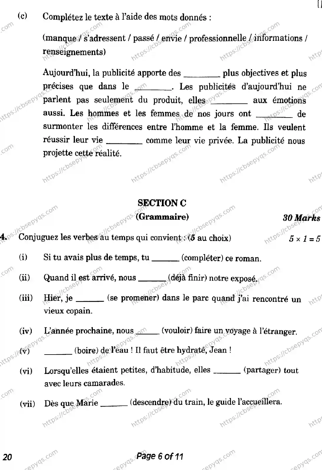 CBSE-Board-10-Previous-Year-Finals-Papers-2026-FRENCH-LMNK-SET-Page-6 Image