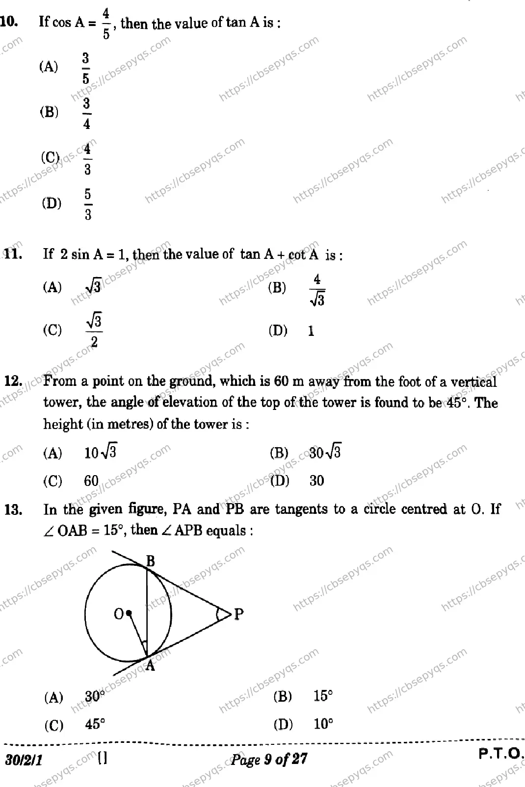 CBSE-Board-10-Previous-Year-Finals-Papers-2026-MATHEMATICS-STANDARD-LKNM-SET-A-Page-9 Image