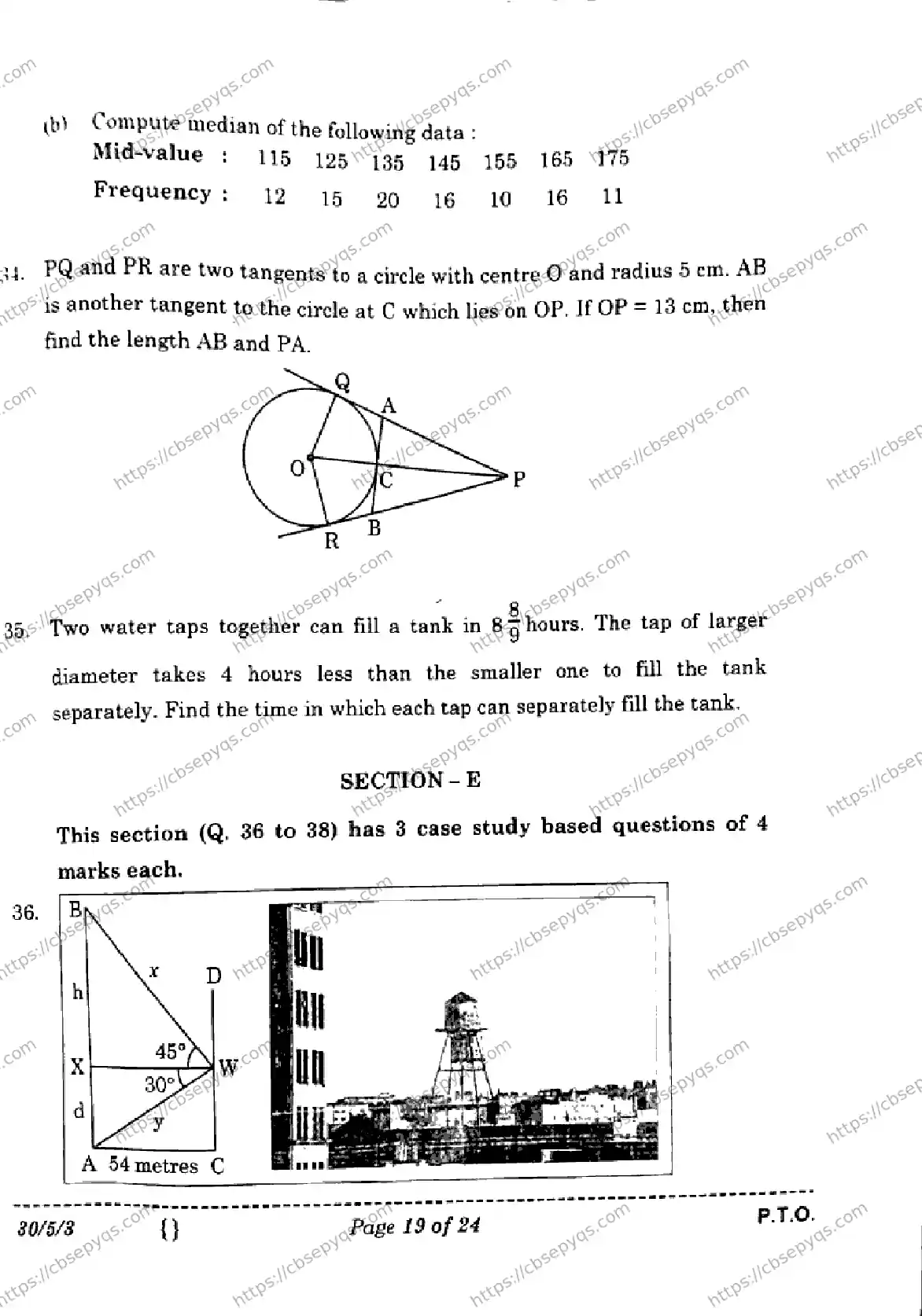 CBSE-Board-10-Previous-Year-Finals-Papers-2026-MATHEMATICS-STANDARD-LMKN-Page-19 Image