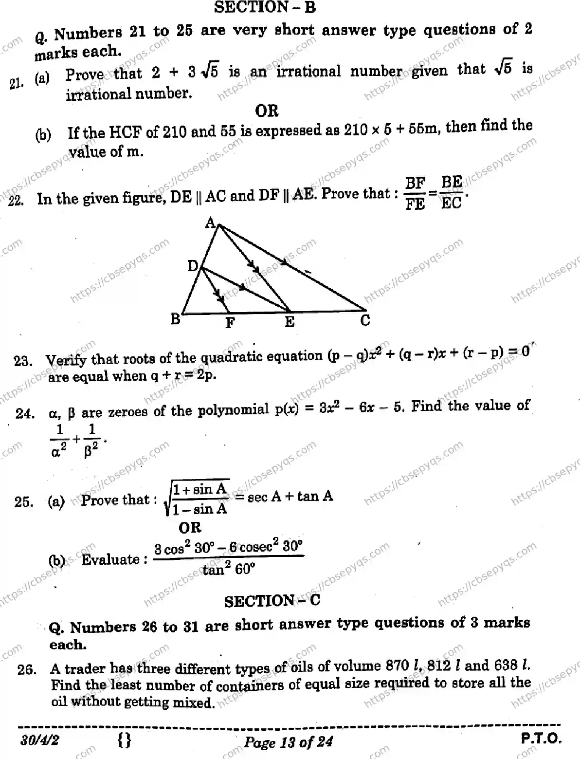 CBSE-Board-10-Previous-Year-Finals-Papers-2026-MATHEMATICS-STANDARD-MNKL-SET-D-Page-13 Image