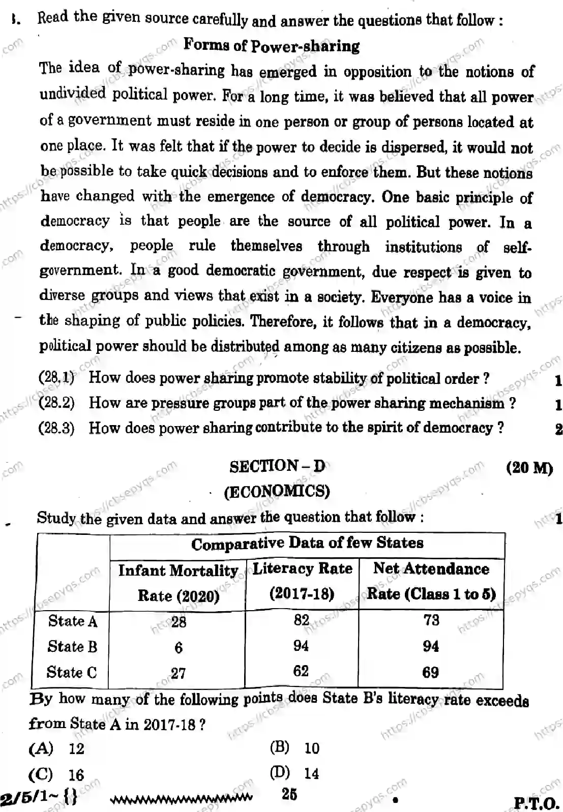 CBSE-Board-10-Previous-Year-Finals-Papers-2026-SOCIAL-SCIENCE-NMLK-SET-D-Page-25 Image