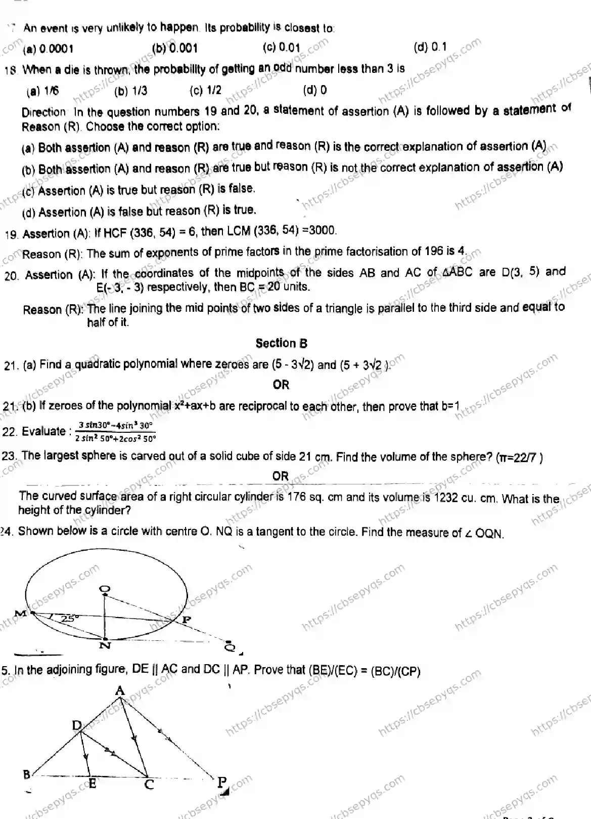 CBSE-Board-10-Previous-Year-PRE-BOARD-PAPERS-Papers-2026-PRE-BOARD-MATHEMATICS-STANDARD-JAN-Page-3 Image