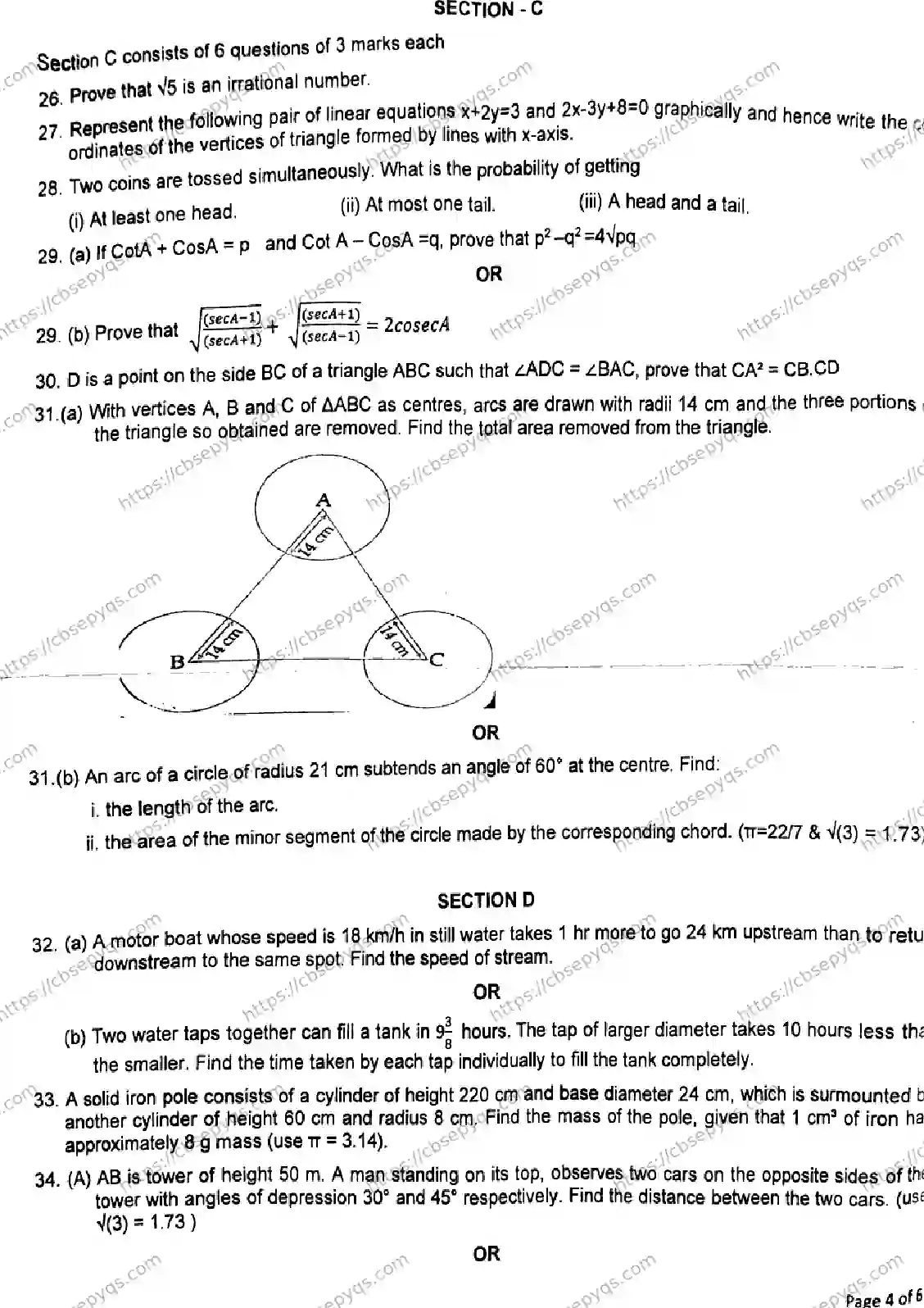 CBSE-Board-10-Previous-Year-PRE-BOARD-PAPERS-Papers-2026-PRE-BOARD-MATHEMATICS-STANDARD-JAN-Page-4 Image