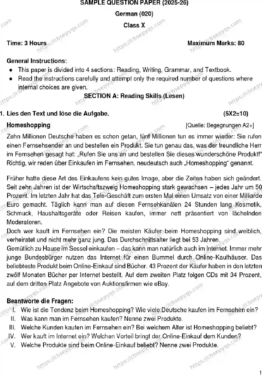 CBSE-Board-10-Previous-Year-Terms-Model-Papers-Papers-2026-MODEL-PAPER-GERMAN-Page-1 Image