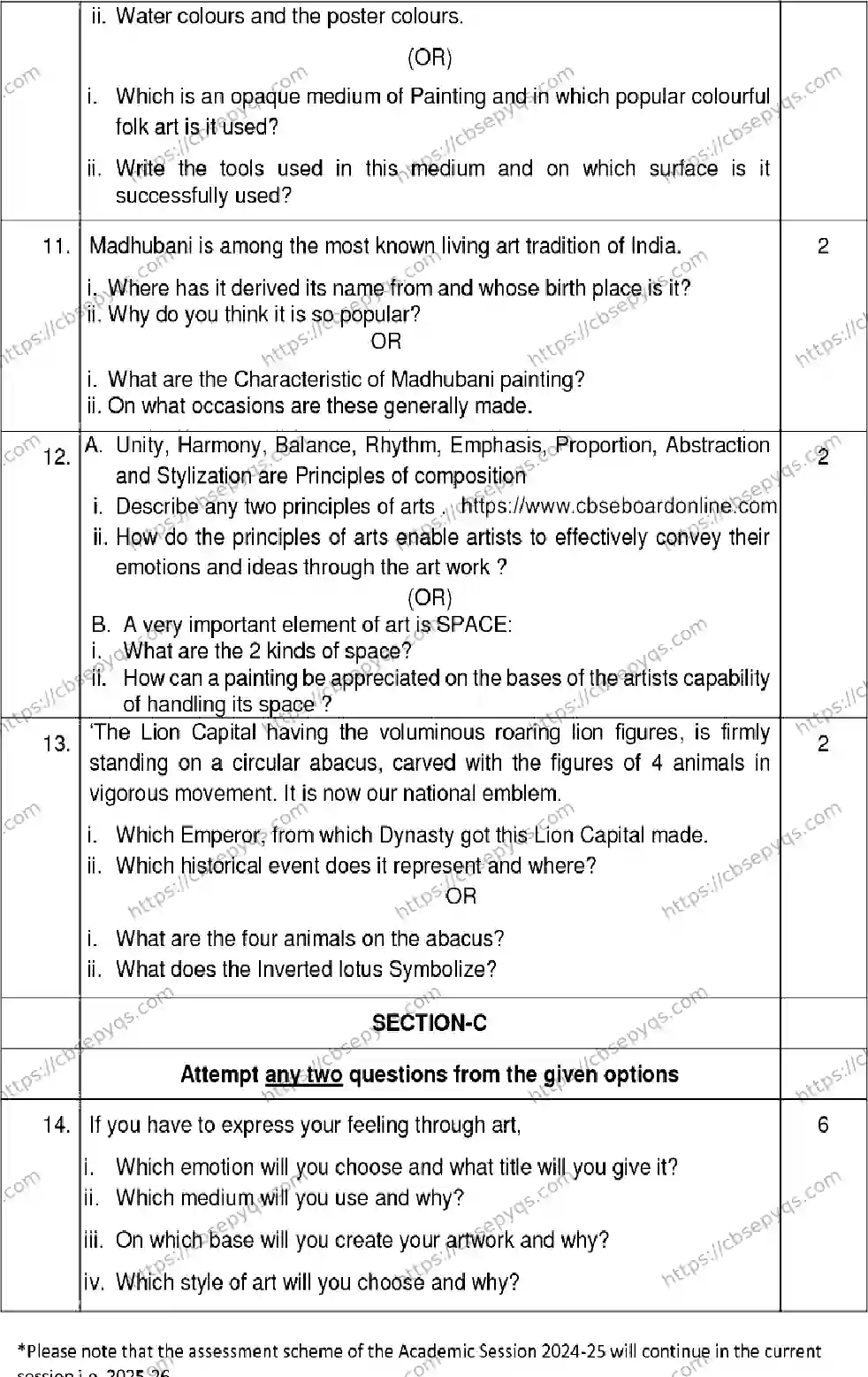 CBSE-Board-10-Previous-Year-Terms-Model-Papers-Papers-2026-MODEL-PAPER-PAINTING-Page-3 Image