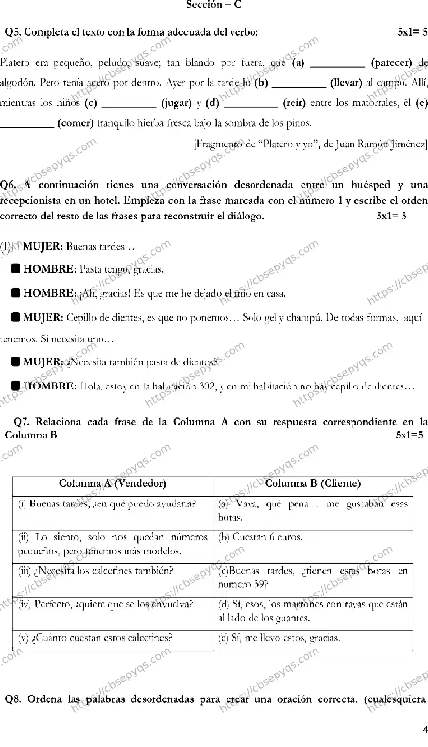 CBSE-Board-10-Previous-Year-Terms-Model-Papers-Papers-2026-MODEL-PAPER-SPANISH-Page-4 Image