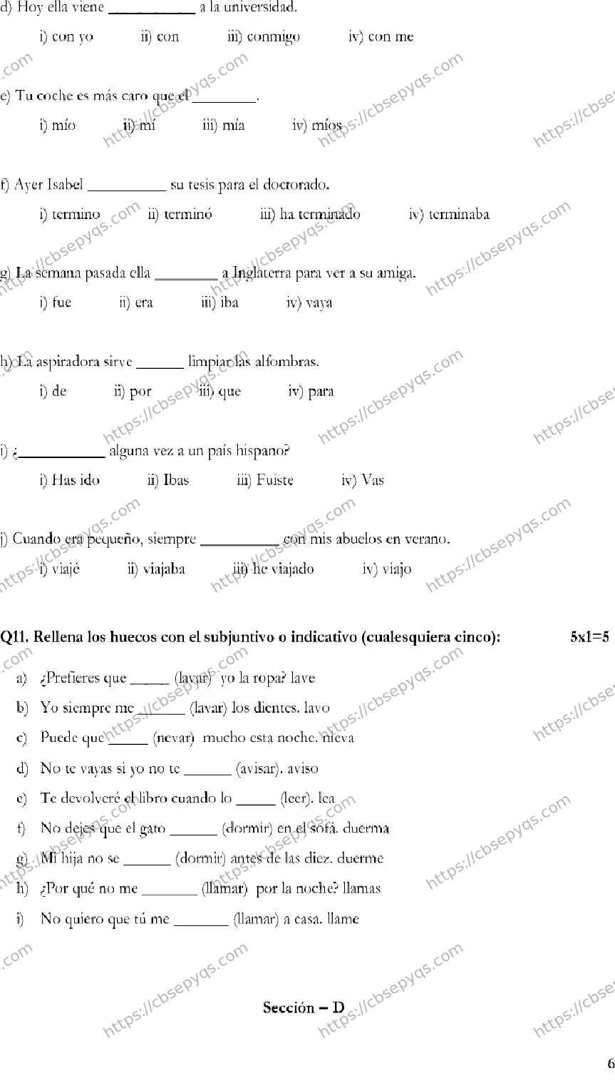 CBSE-Board-10-Previous-Year-Terms-Model-Papers-Papers-2026-MODEL-PAPER-SPANISH-Page-6 Image