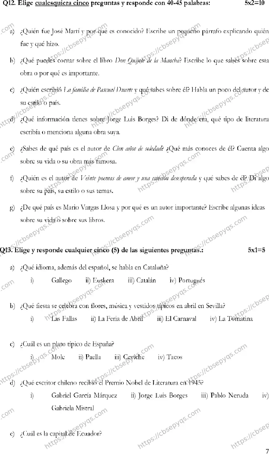 CBSE-Board-10-Previous-Year-Terms-Model-Papers-Papers-2026-MODEL-PAPER-SPANISH-Page-7 Image