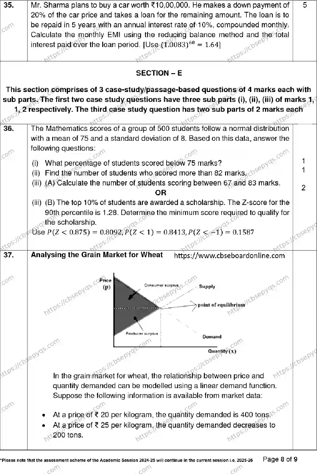 CBSE-Board-12-Previous-Year-Model-Papers-Papers-2026-MODEL-PAPER-APPLIED-MATHEMATICS-Page-8 Image