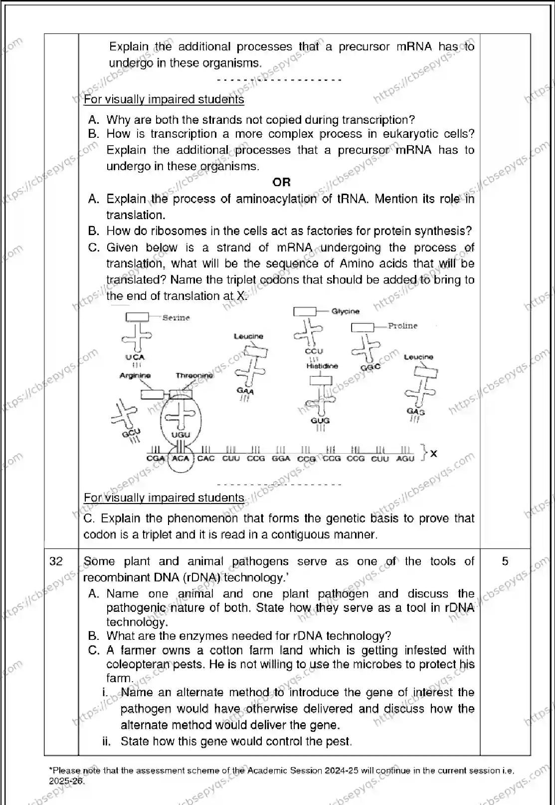 CBSE-Board-12-Previous-Year-Model-Papers-Papers-2026-MODEL-PAPER-BIOLOGY-Page-10 Image