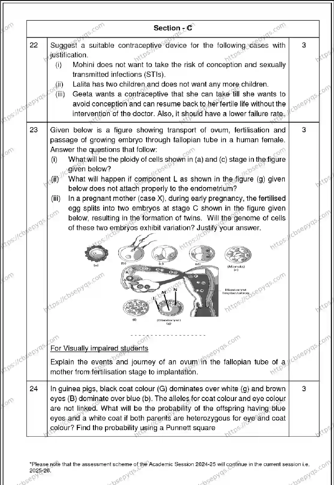 CBSE-Board-12-Previous-Year-Model-Papers-Papers-2026-MODEL-PAPER-BIOLOGY-Page-6 Image