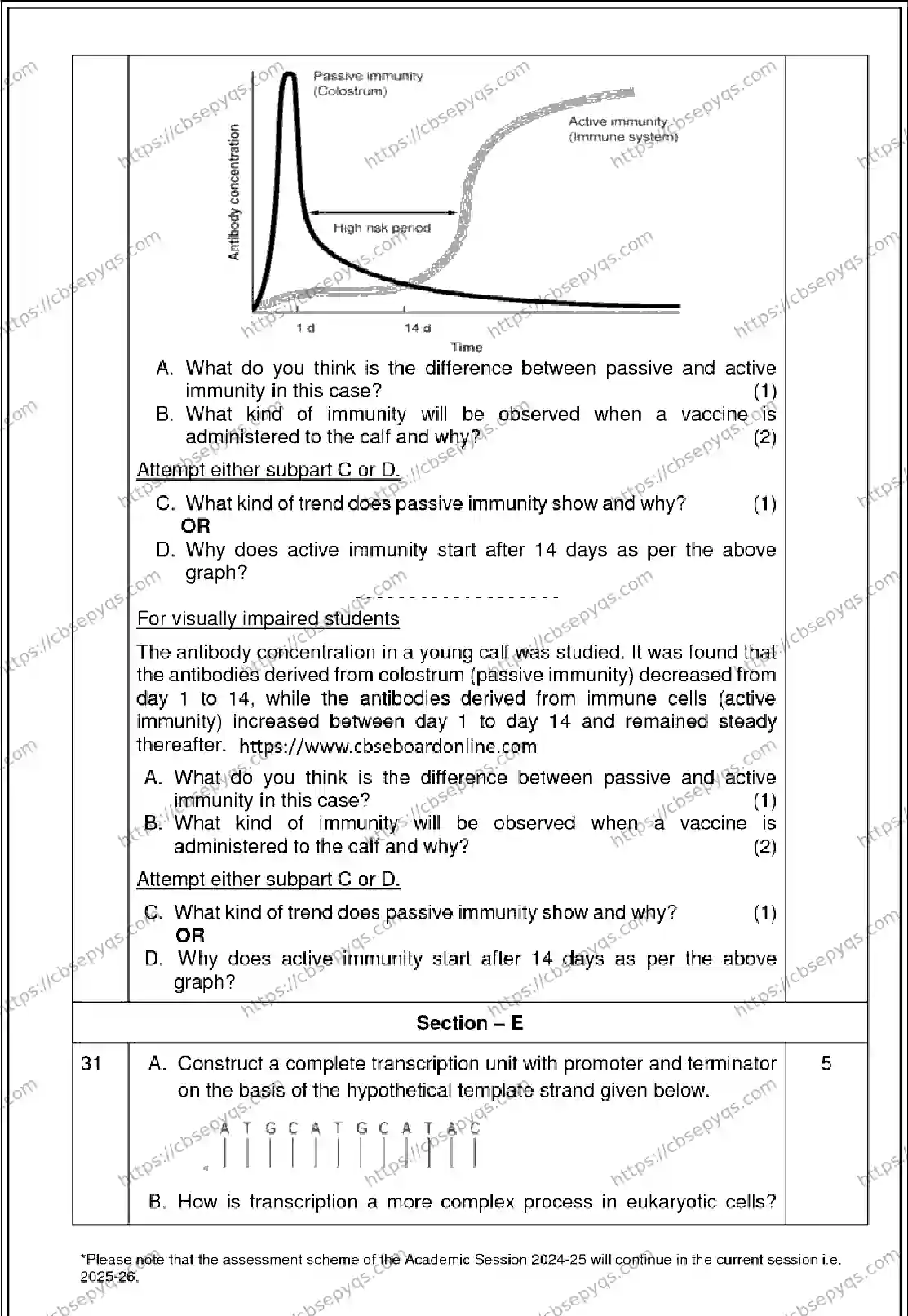 CBSE-Board-12-Previous-Year-Model-Papers-Papers-2026-MODEL-PAPER-BIOLOGY-Page-9 Image
