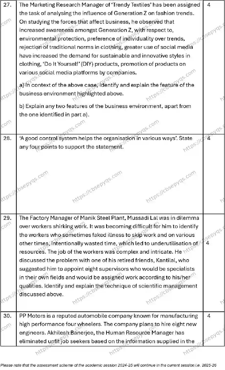 CBSE-Board-12-Previous-Year-Model-Papers-Papers-2026-MODEL-PAPER-BUSINESS-STUDIES-Page-12 Image