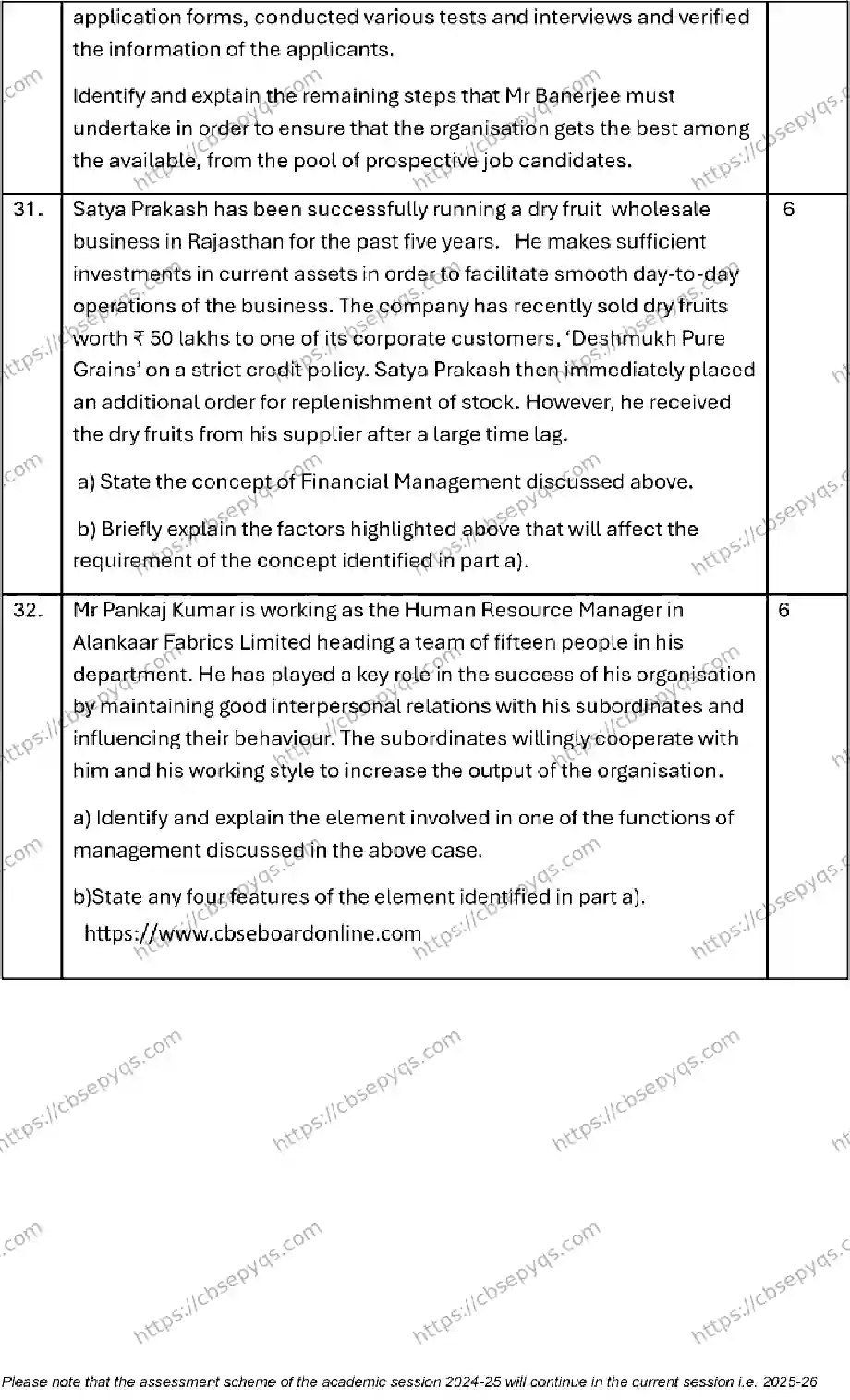 CBSE-Board-12-Previous-Year-Model-Papers-Papers-2026-MODEL-PAPER-BUSINESS-STUDIES-Page-13 Image