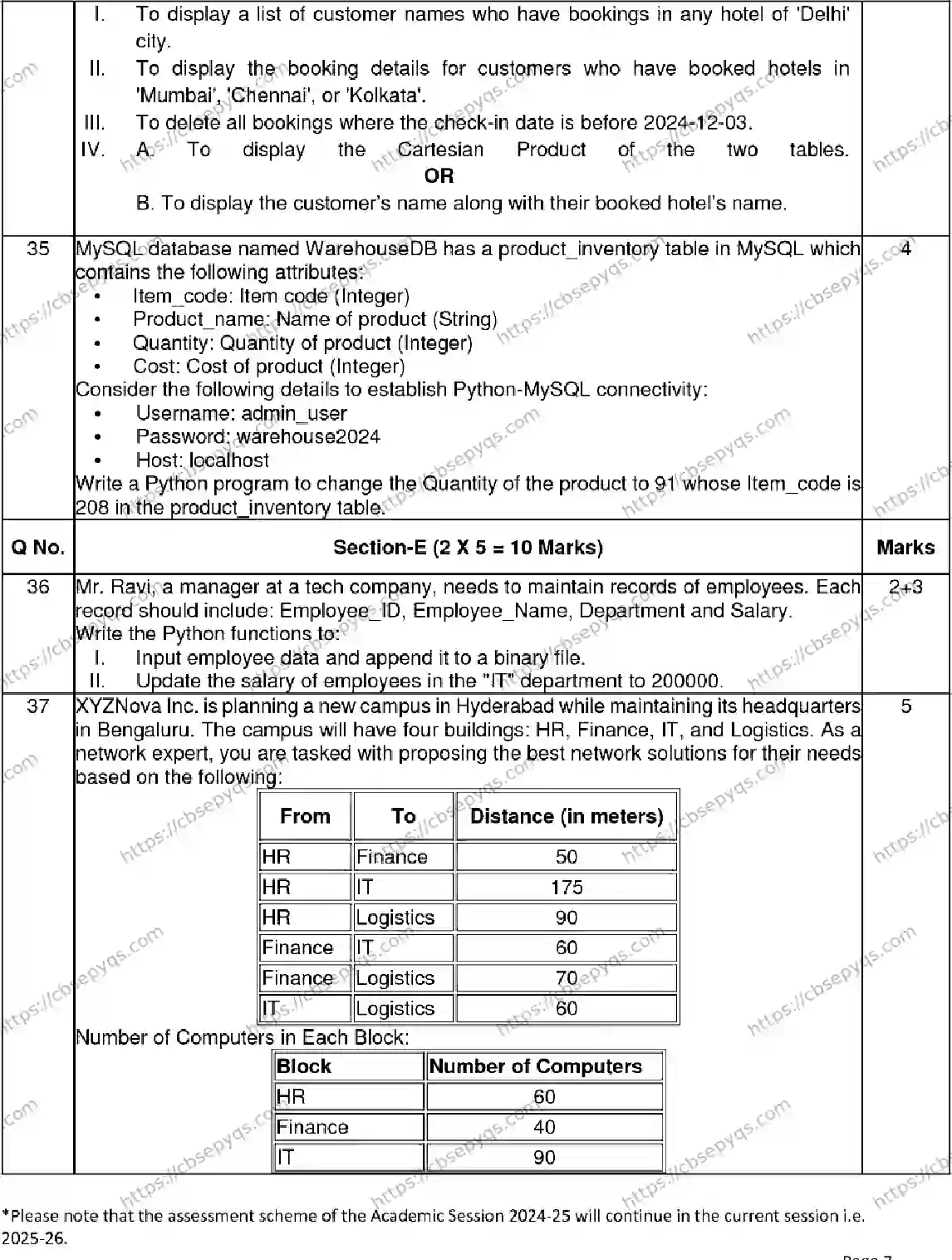 CBSE-Board-12-Previous-Year-Model-Papers-Papers-2026-MODEL-PAPER-COMPUTER-SCIENCE-Page-7 Image