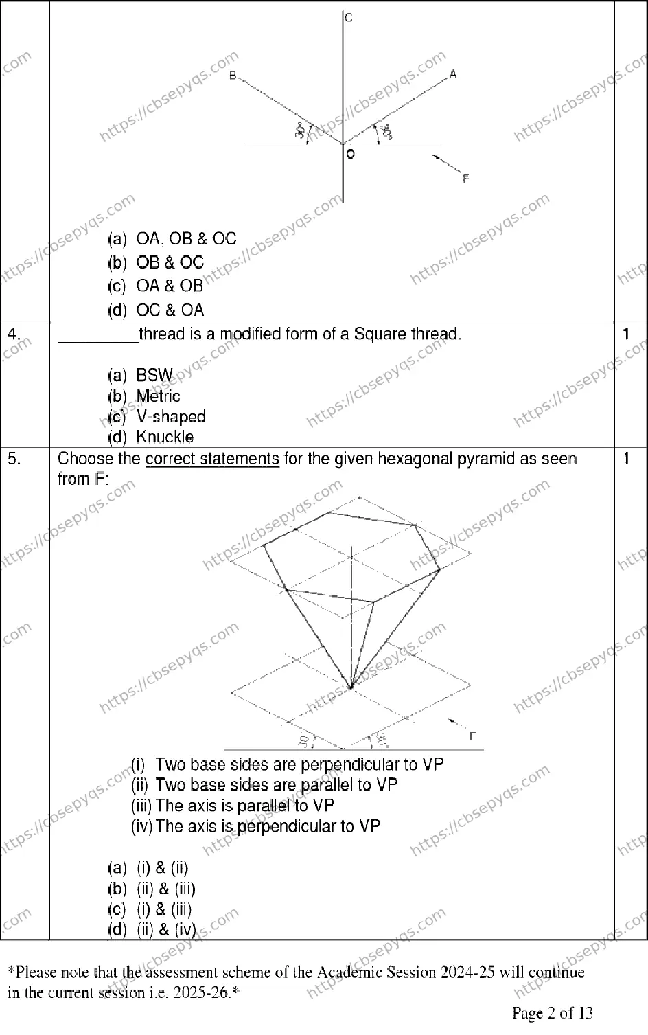 CBSE-Board-12-Previous-Year-Model-Papers-Papers-2026-MODEL-PAPER-ENGINEERING-GRAPHICS-Page-2 Image