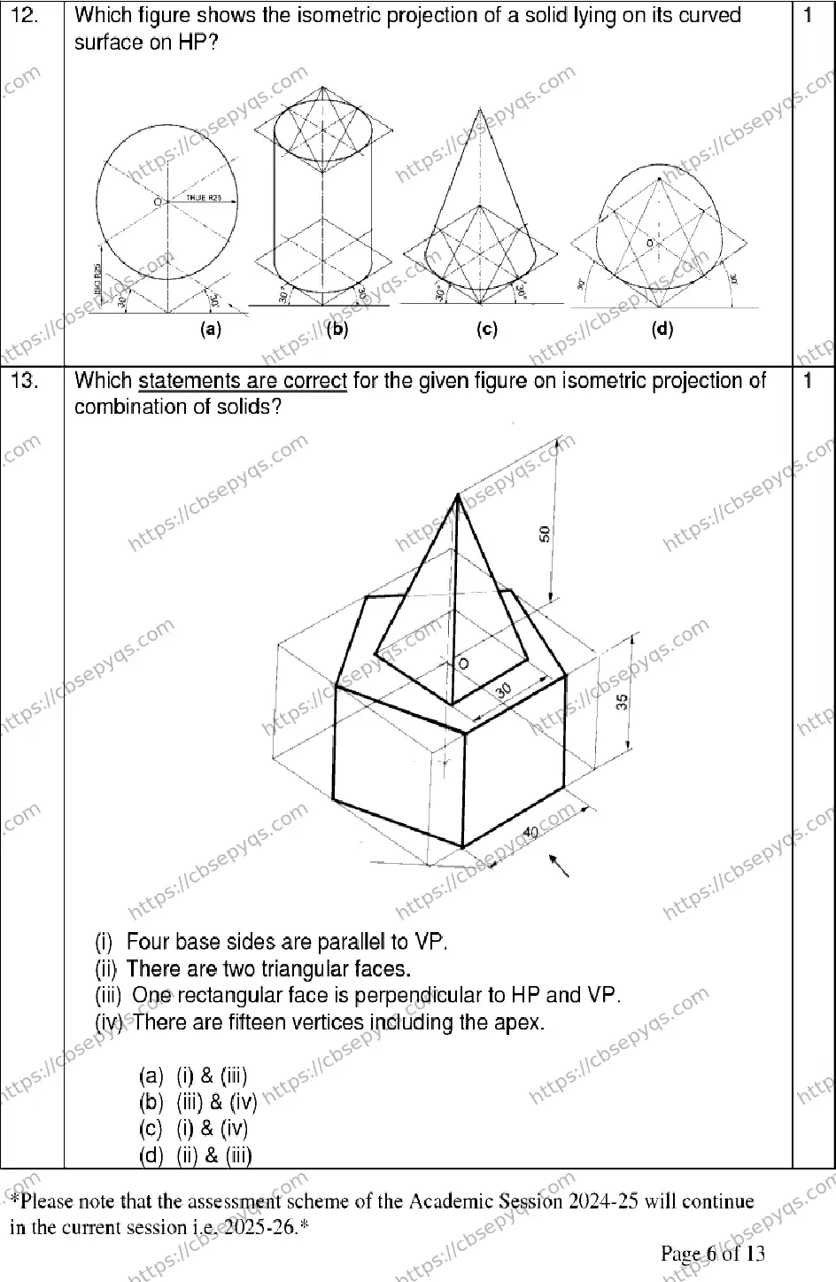 CBSE-Board-12-Previous-Year-Model-Papers-Papers-2026-MODEL-PAPER-ENGINEERING-GRAPHICS-Page-6 Image