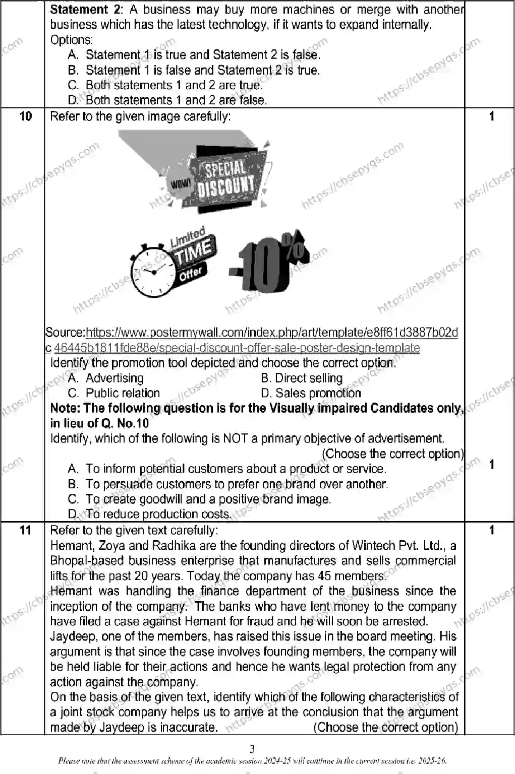 CBSE-Board-12-Previous-Year-Model-Papers-Papers-2026-MODEL-PAPER-ENTREPRENEURSHIP-Page-3 Image