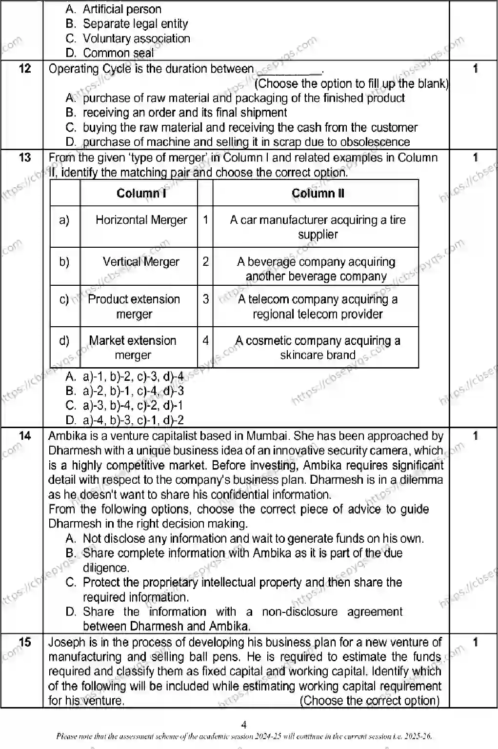 CBSE-Board-12-Previous-Year-Model-Papers-Papers-2026-MODEL-PAPER-ENTREPRENEURSHIP-Page-4 Image