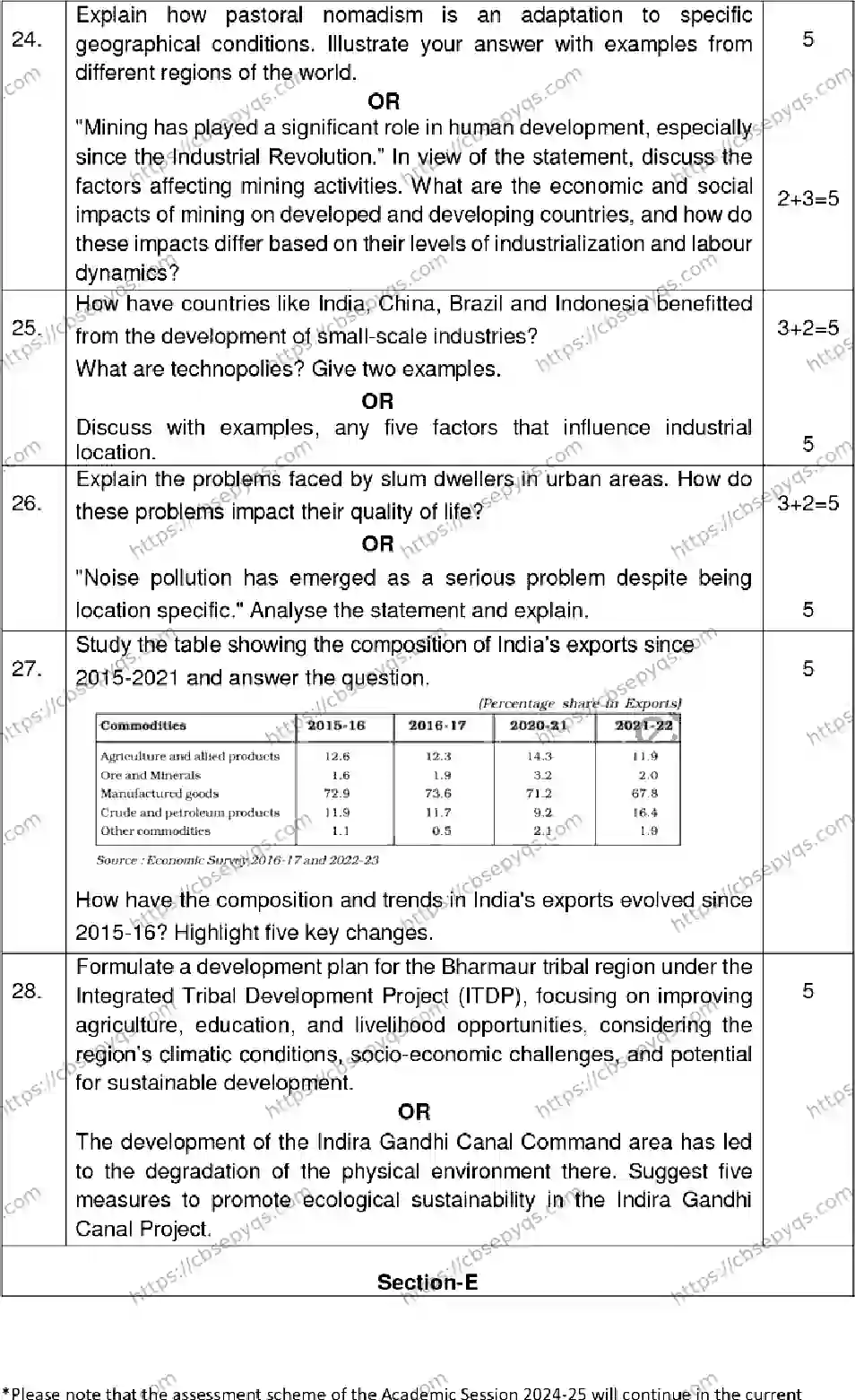 CBSE-Board-12-Previous-Year-Model-Papers-Papers-2026-MODEL-PAPER-GEOGRAPHY-Page-10 Image