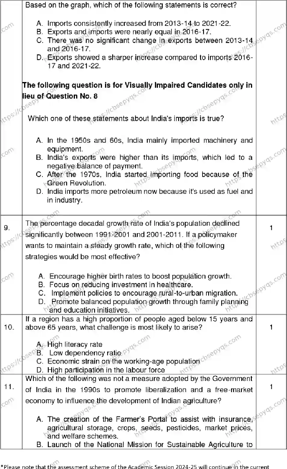 CBSE-Board-12-Previous-Year-Model-Papers-Papers-2026-MODEL-PAPER-GEOGRAPHY-Page-5 Image