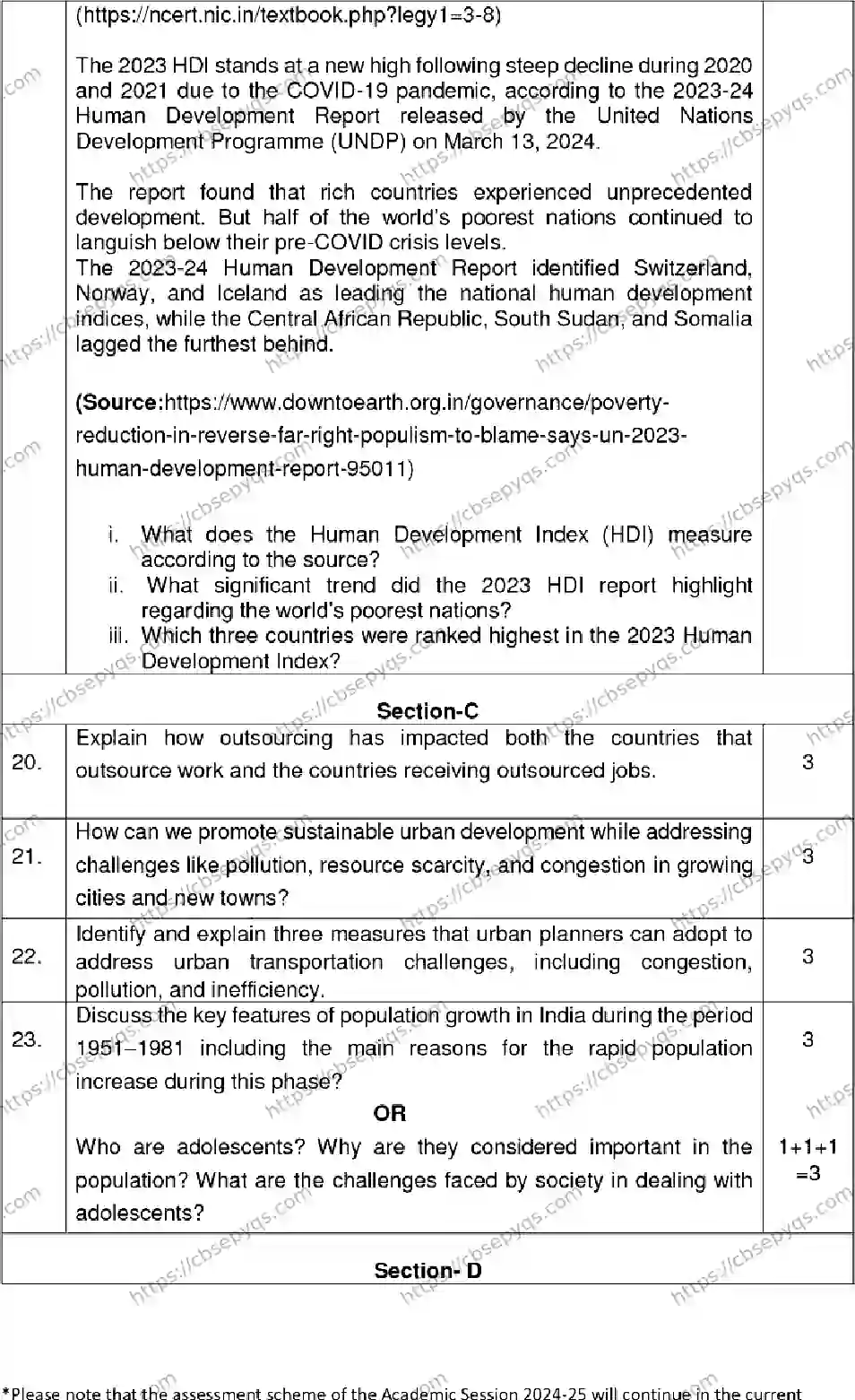 CBSE-Board-12-Previous-Year-Model-Papers-Papers-2026-MODEL-PAPER-GEOGRAPHY-Page-9 Image