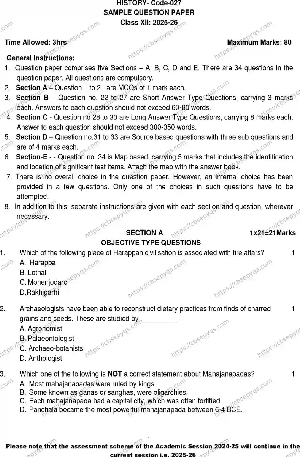 CBSE-Board-12-Previous-Year-Model-Papers-Papers-2026-MODEL-PAPER-HISTORY-Page-1 Image