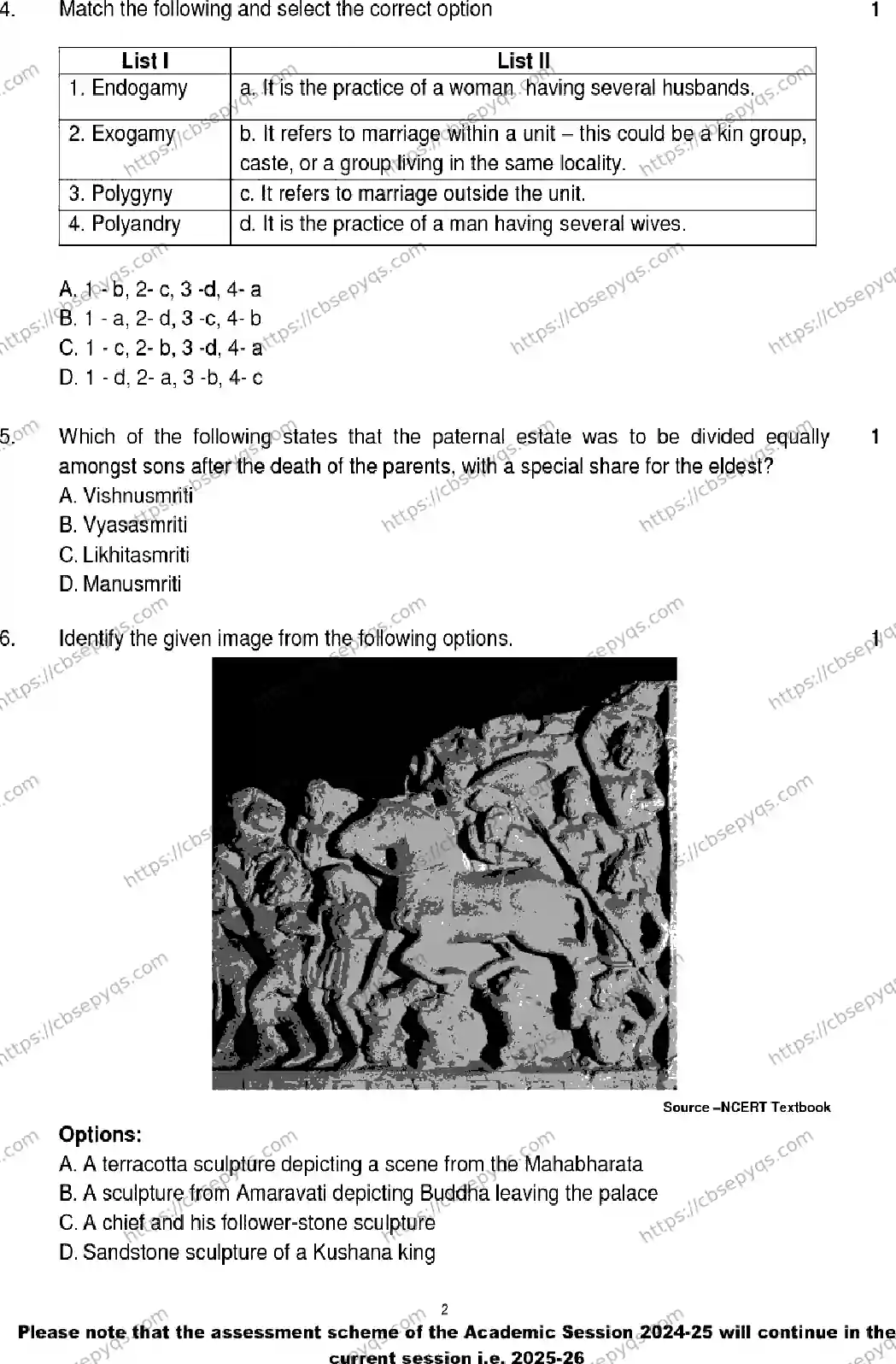 CBSE-Board-12-Previous-Year-Model-Papers-Papers-2026-MODEL-PAPER-HISTORY-Page-2 Image