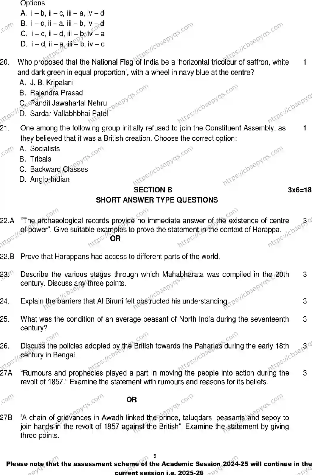 CBSE-Board-12-Previous-Year-Model-Papers-Papers-2026-MODEL-PAPER-HISTORY-Page-6 Image