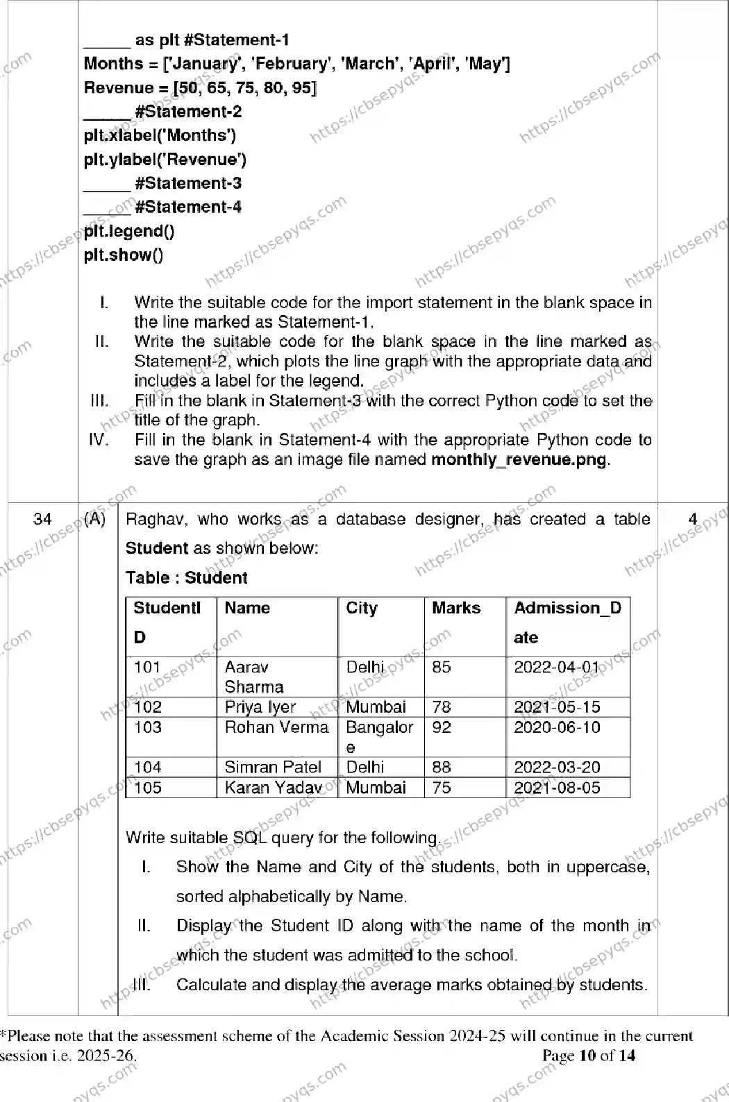 CBSE-Board-12-Previous-Year-Model-Papers-Papers-2026-MODEL-PAPER-INFORMATICS-PRACTICES-Page-10 Image