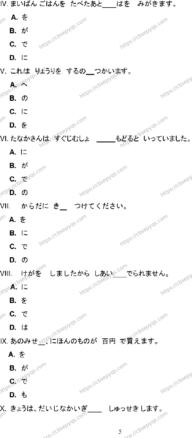 CBSE-Board-12-Previous-Year-Model-Papers-Papers-2026-MODEL-PAPER-JAPANESE-Page-5 Image