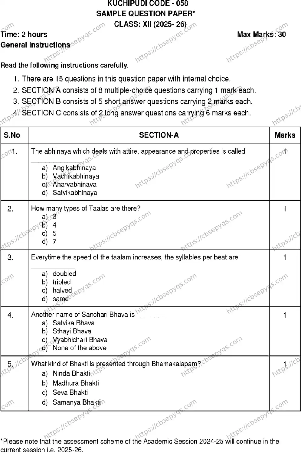 CBSE-Board-12-Previous-Year-Model-Papers-Papers-2026-MODEL-PAPER-KUCHIPUDI-Page-1 Image