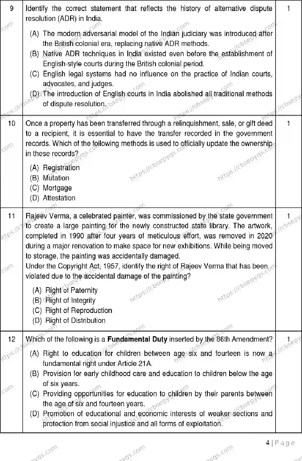CBSE-Board-12-Previous-Year-Model-Papers-Papers-2026-MODEL-PAPER-LEGAL-STUDIES-Page-4 Image