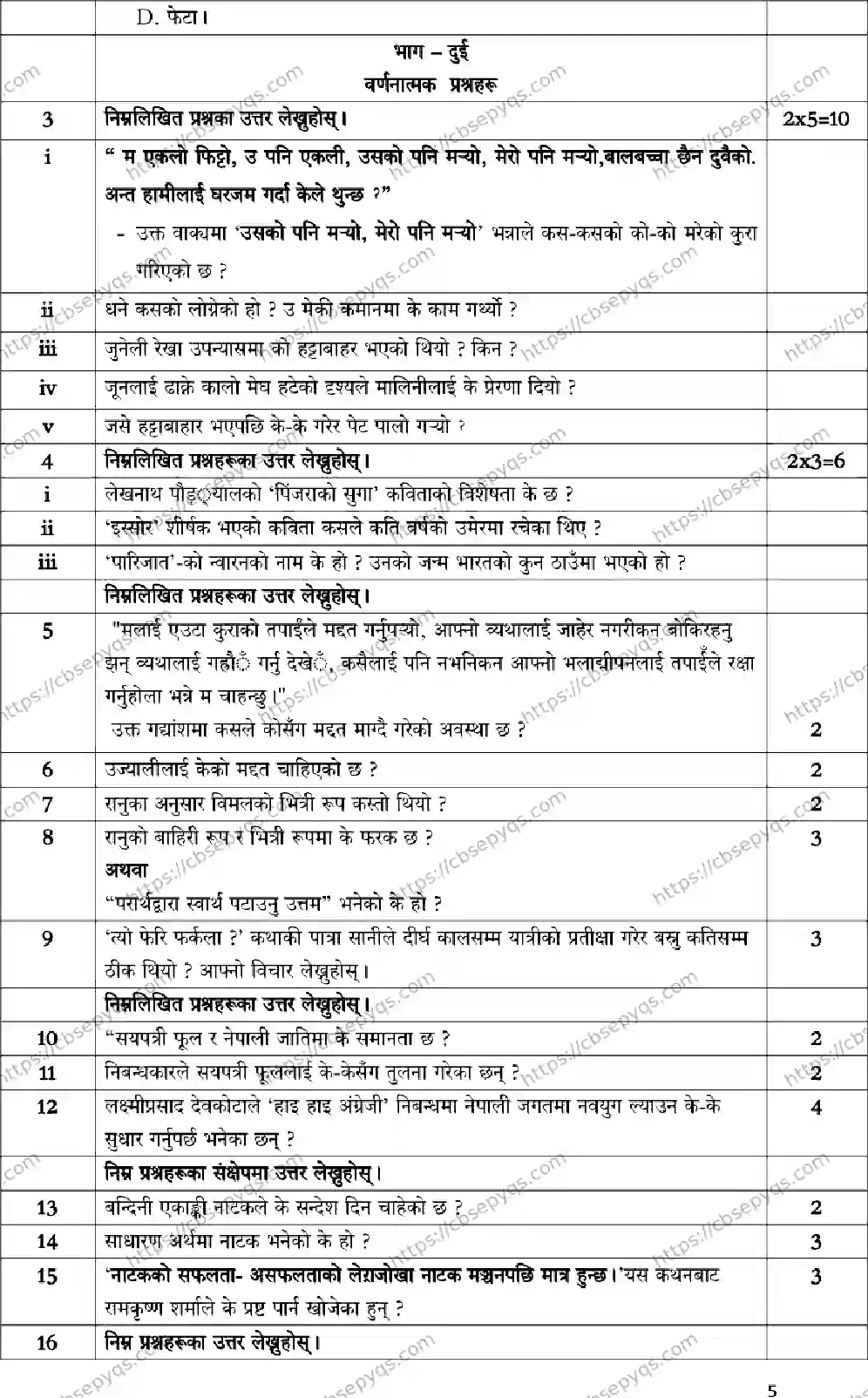 CBSE-Board-12-Previous-Year-Model-Papers-Papers-2026-MODEL-PAPER-NEPALI-Page-5 Image