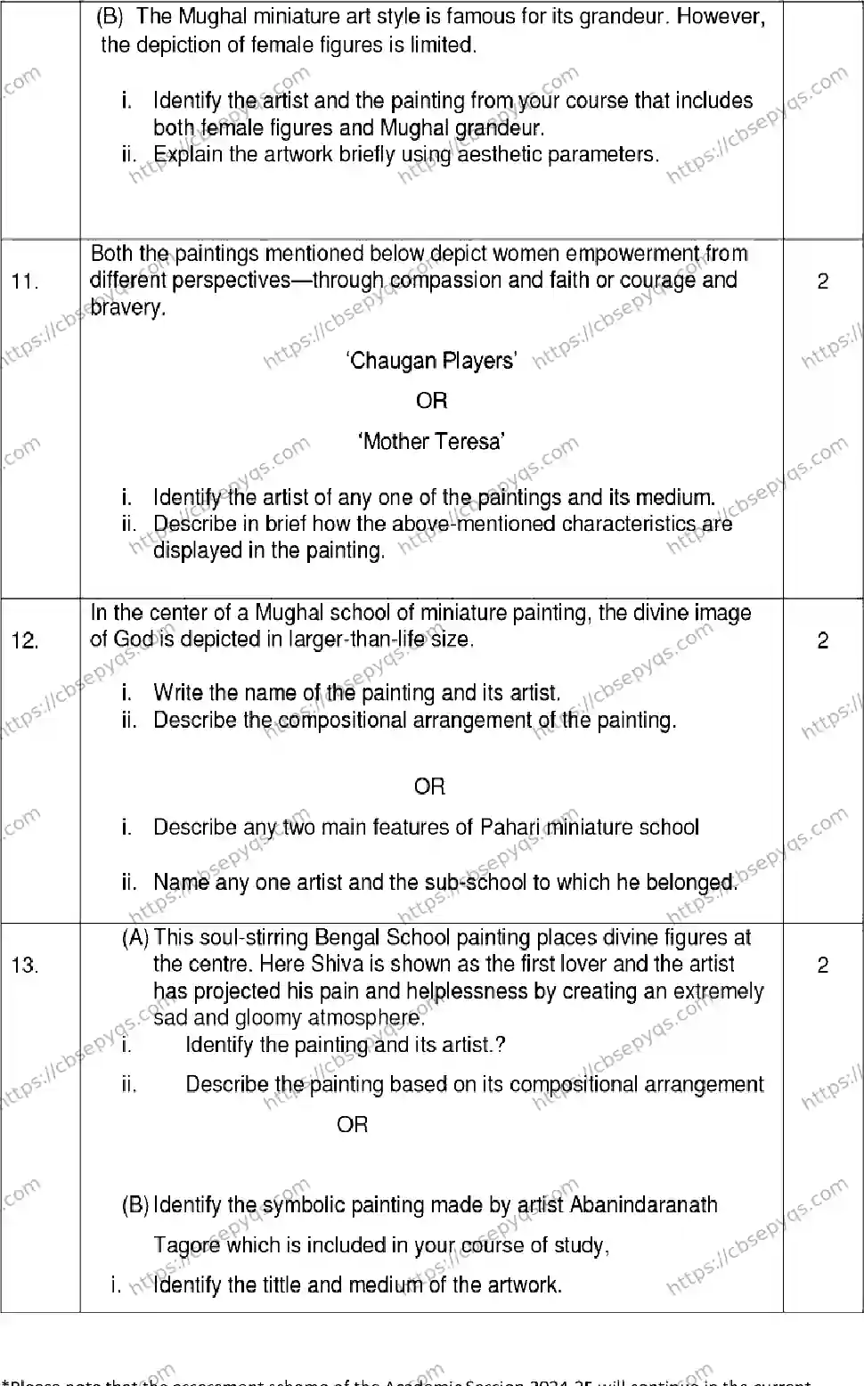 CBSE-Board-12-Previous-Year-Model-Papers-Papers-2026-MODEL-PAPER-PAINTING-Page-3 Image
