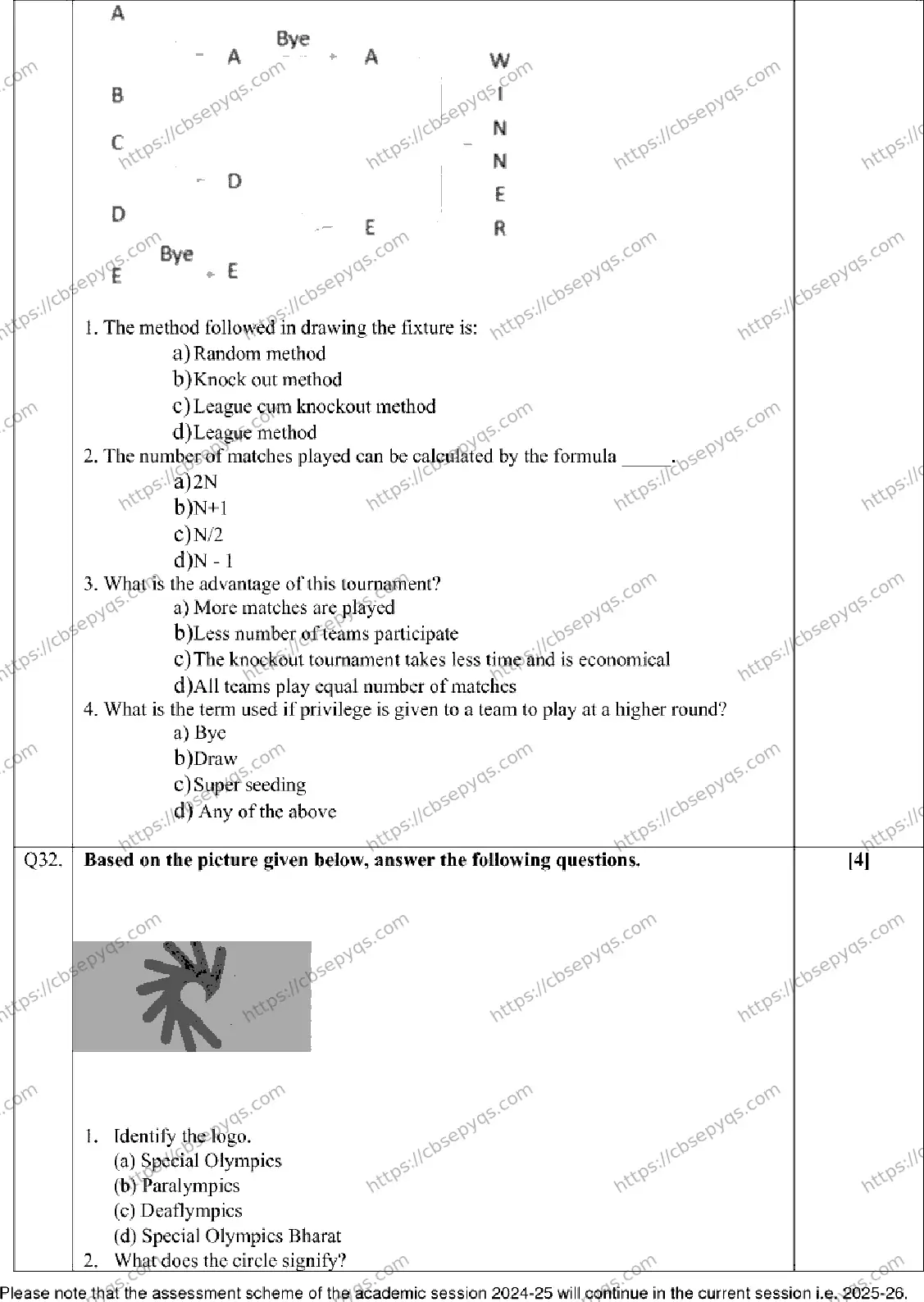 CBSE-Board-12-Previous-Year-Model-Papers-Papers-2026-MODEL-PAPER-PHYSICAL-EDUCATION-Page-5 Image