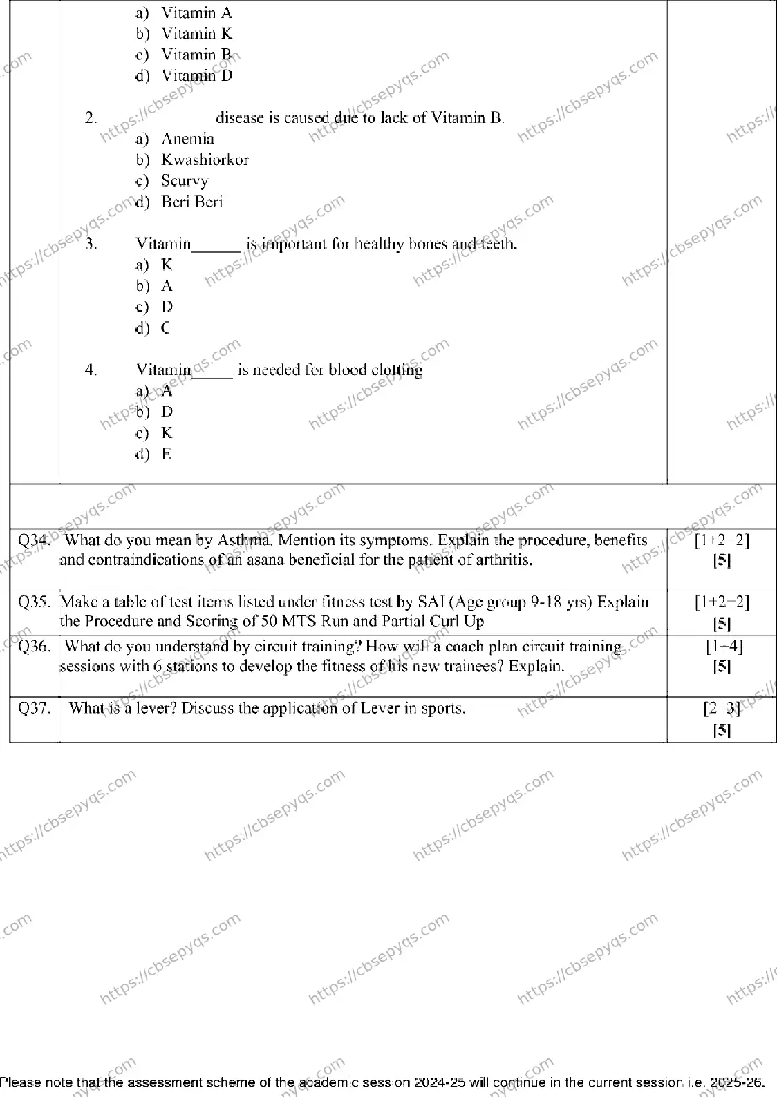 CBSE-Board-12-Previous-Year-Model-Papers-Papers-2026-MODEL-PAPER-PHYSICAL-EDUCATION-Page-7 Image