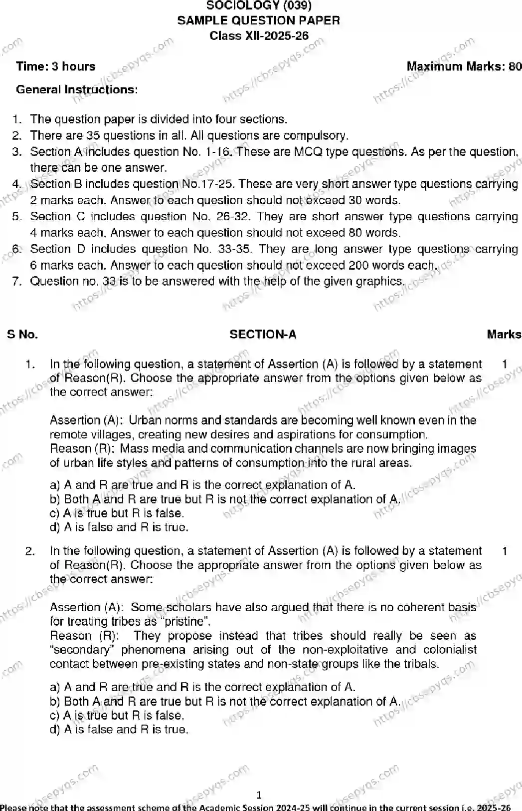 CBSE-Board-12-Previous-Year-Model-Papers-Papers-2026-MODEL-PAPER-SOCIOLOGY-Page-1 Image