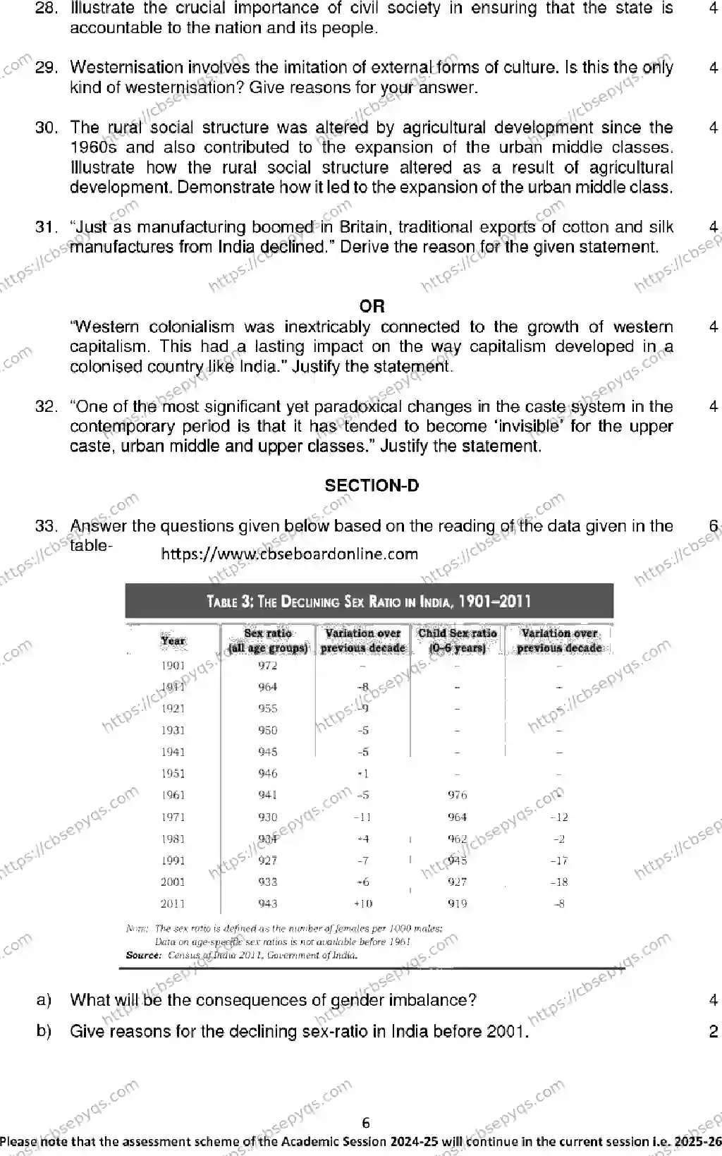 CBSE-Board-12-Previous-Year-Model-Papers-Papers-2026-MODEL-PAPER-SOCIOLOGY-Page-6 Image
