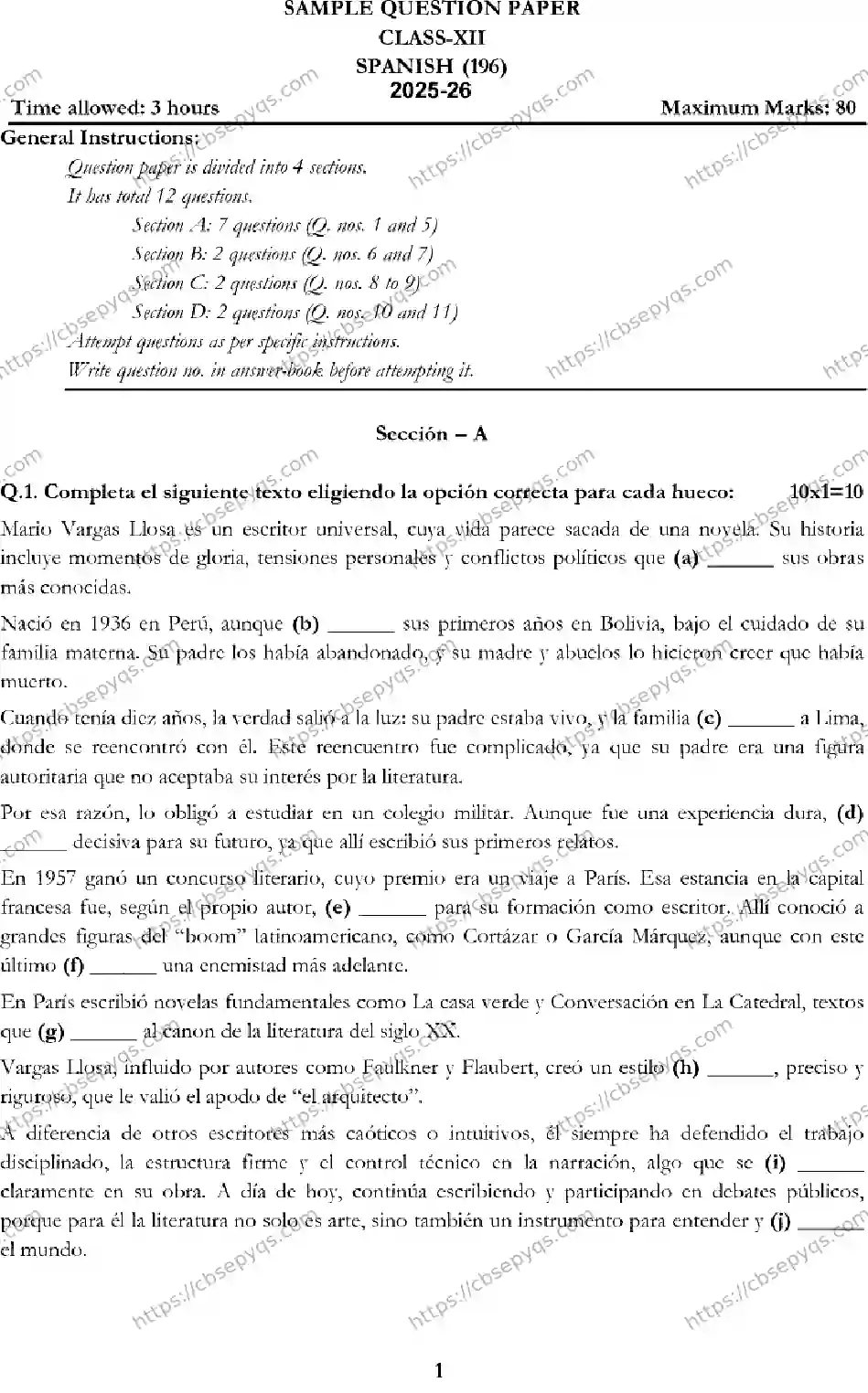 CBSE-Board-12-Previous-Year-Model-Papers-Papers-2026-MODEL-PAPER-SPANISH-Page-1 Image