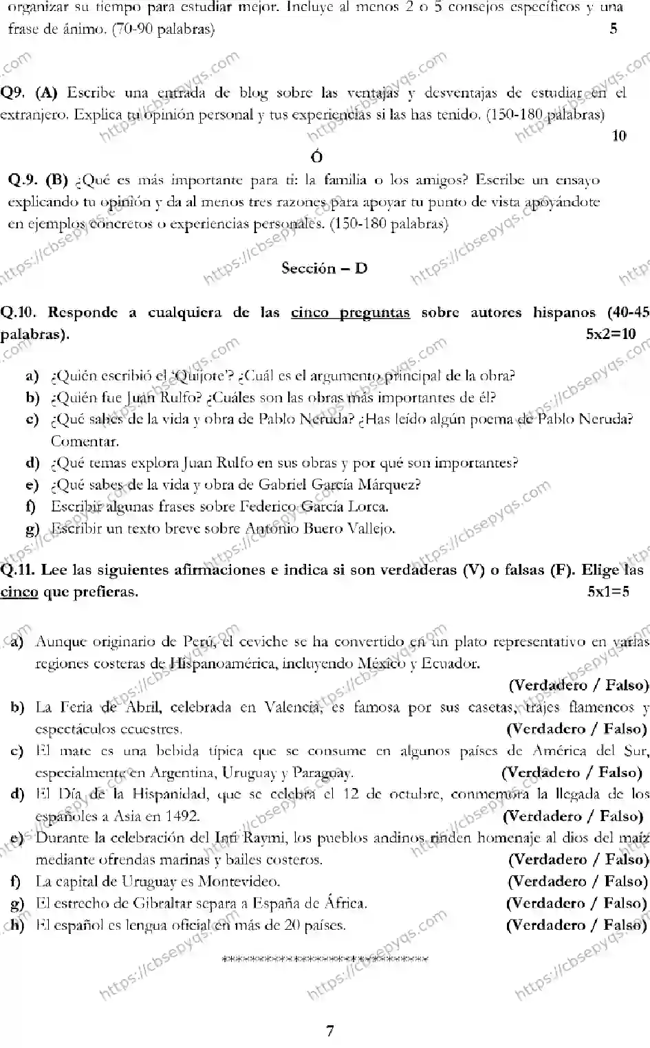 CBSE-Board-12-Previous-Year-Model-Papers-Papers-2026-MODEL-PAPER-SPANISH-Page-7 Image