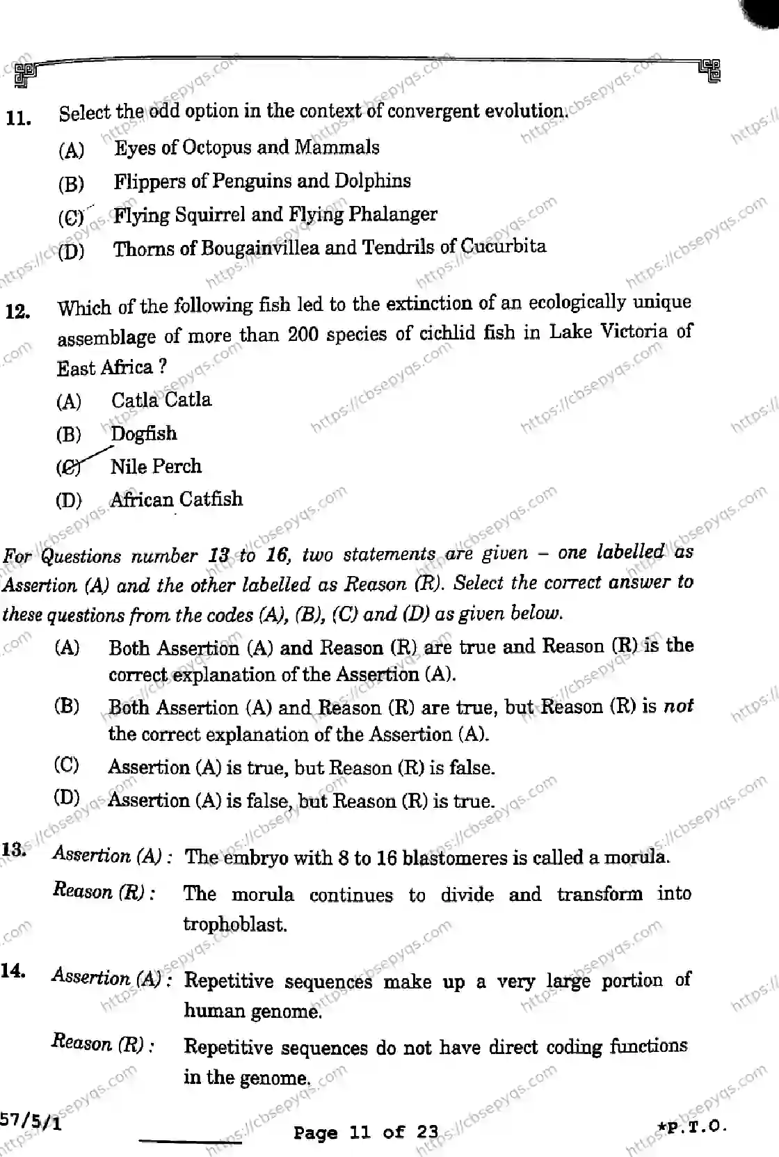 CBSE-Board-12-Previous-Year-Question-Papers-Papers-2026-BIOLOGY-SQPR-SET-A-Page-11 Image