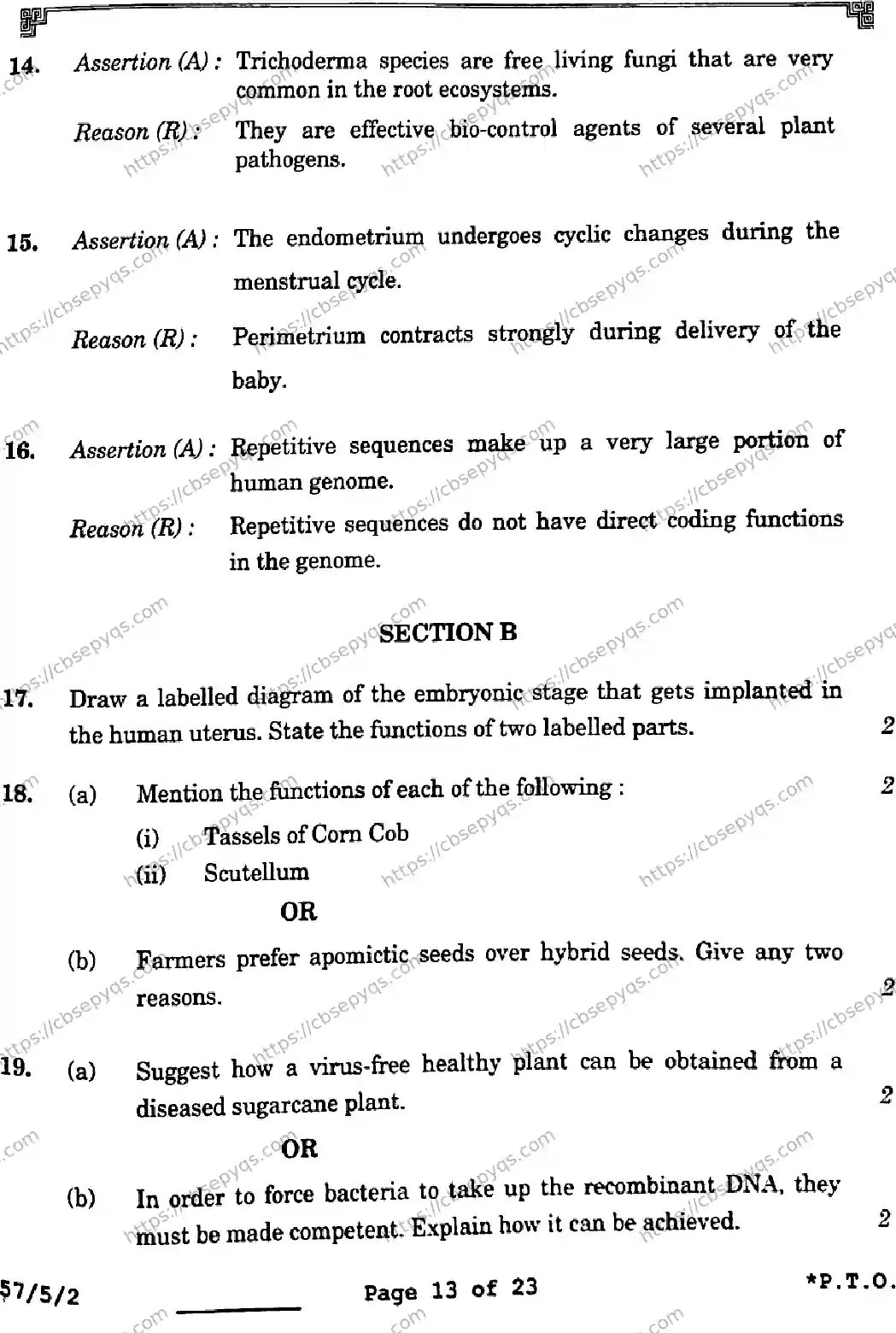 CBSE-Board-12-Previous-Year-Question-Papers-Papers-2026-BIOLOGY-SQPR-SET-B-Page-13 Image