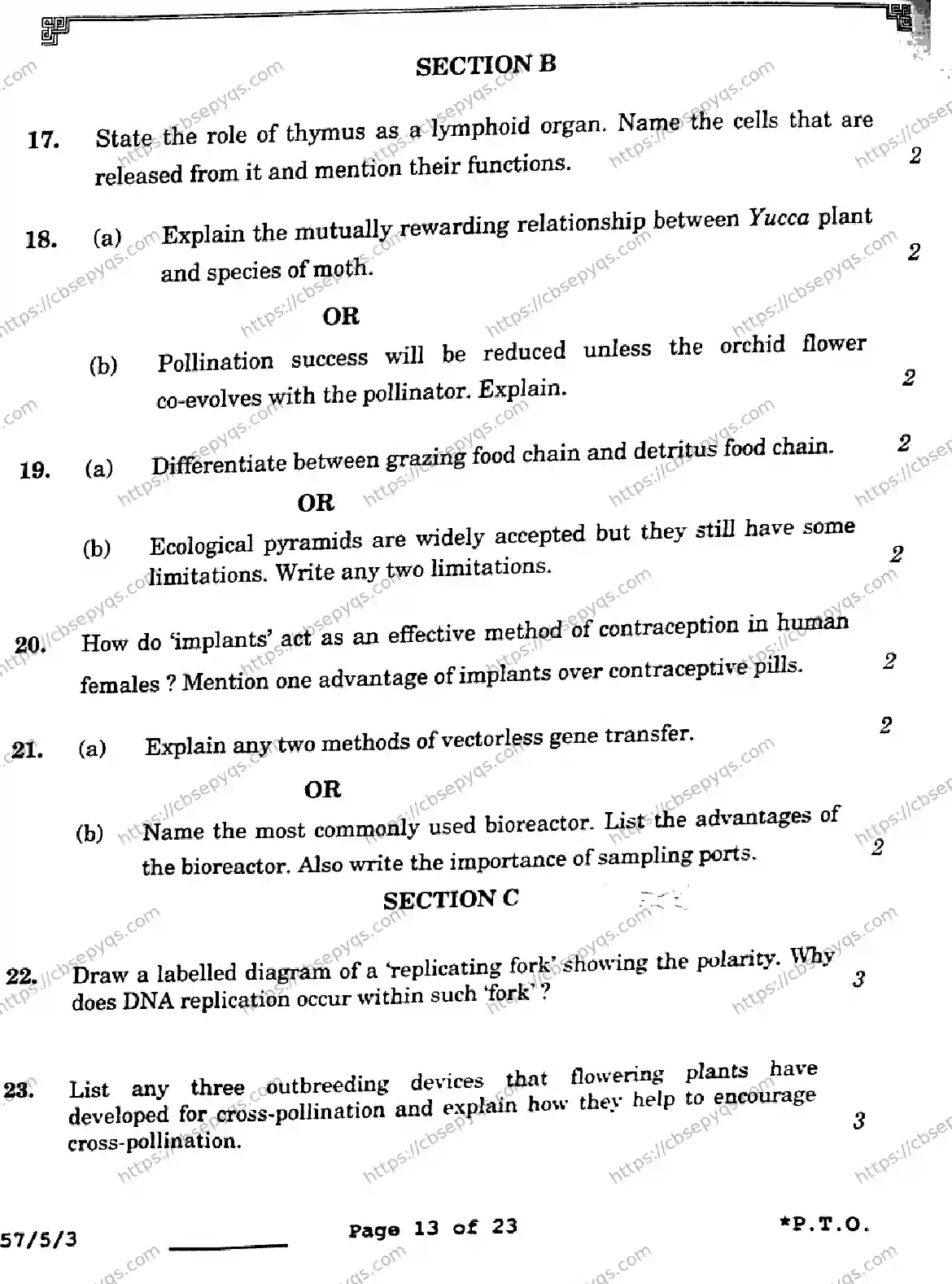 CBSE-Board-12-Previous-Year-Question-Papers-Papers-2026-BIOLOGY-SQPR-SET-C-Page-13 Image