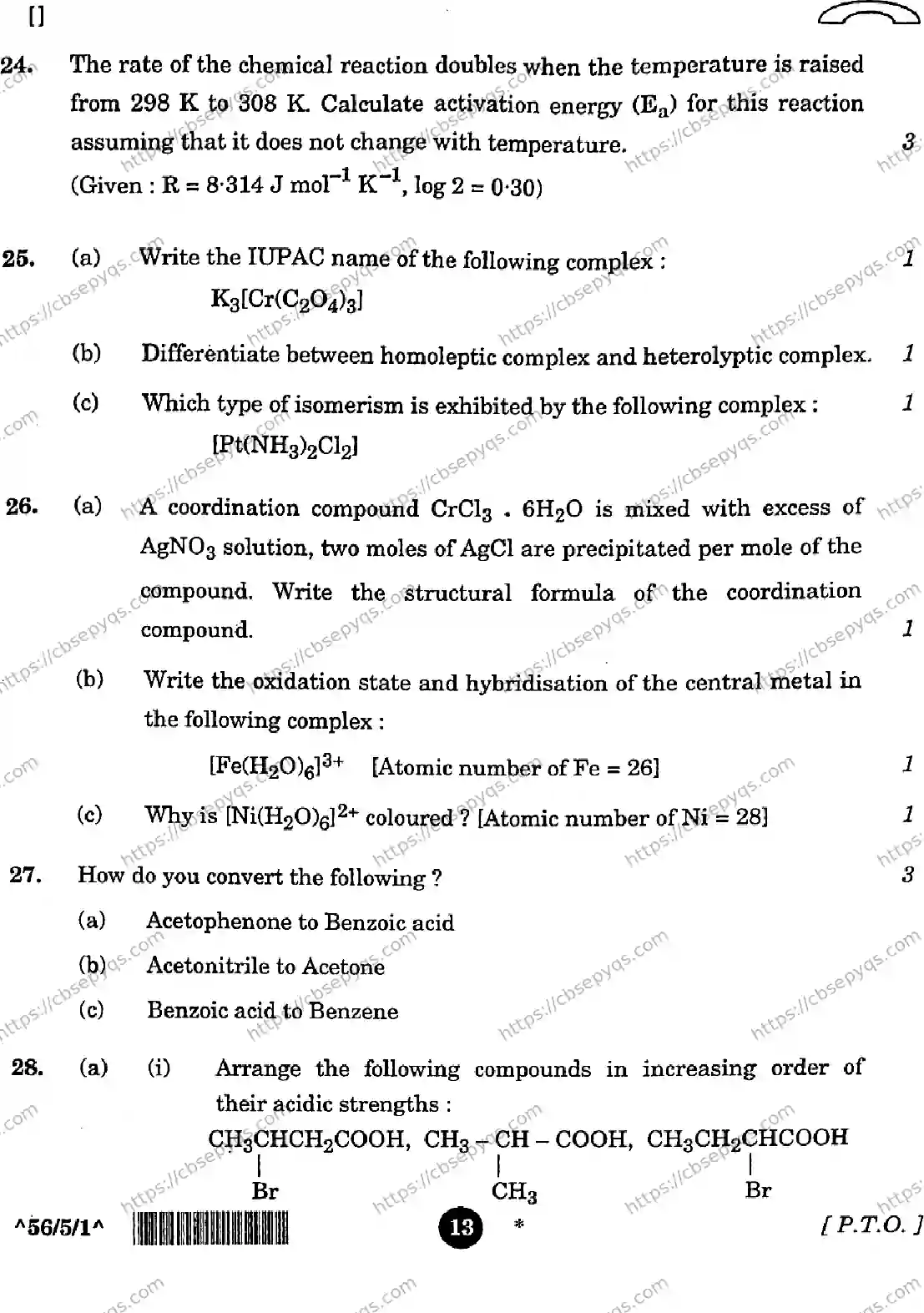 CBSE-Board-12-Previous-Year-Question-Papers-Papers-2026-CHEMISTRY-QSRP-SET-D-Page-13 Image