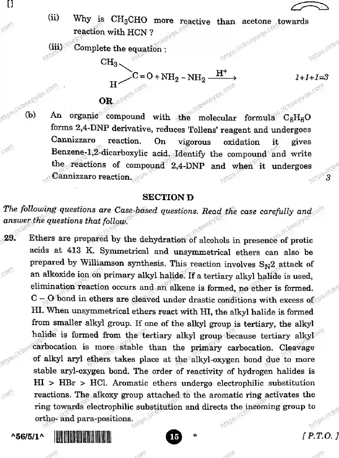 CBSE-Board-12-Previous-Year-Question-Papers-Papers-2026-CHEMISTRY-QSRP-SET-D-Page-15 Image