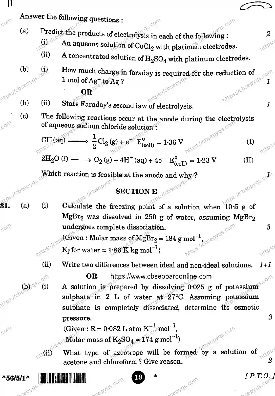 CBSE-Board-12-Previous-Year-Question-Papers-Papers-2026-CHEMISTRY-QSRP-SET-D-Page-19 Image
