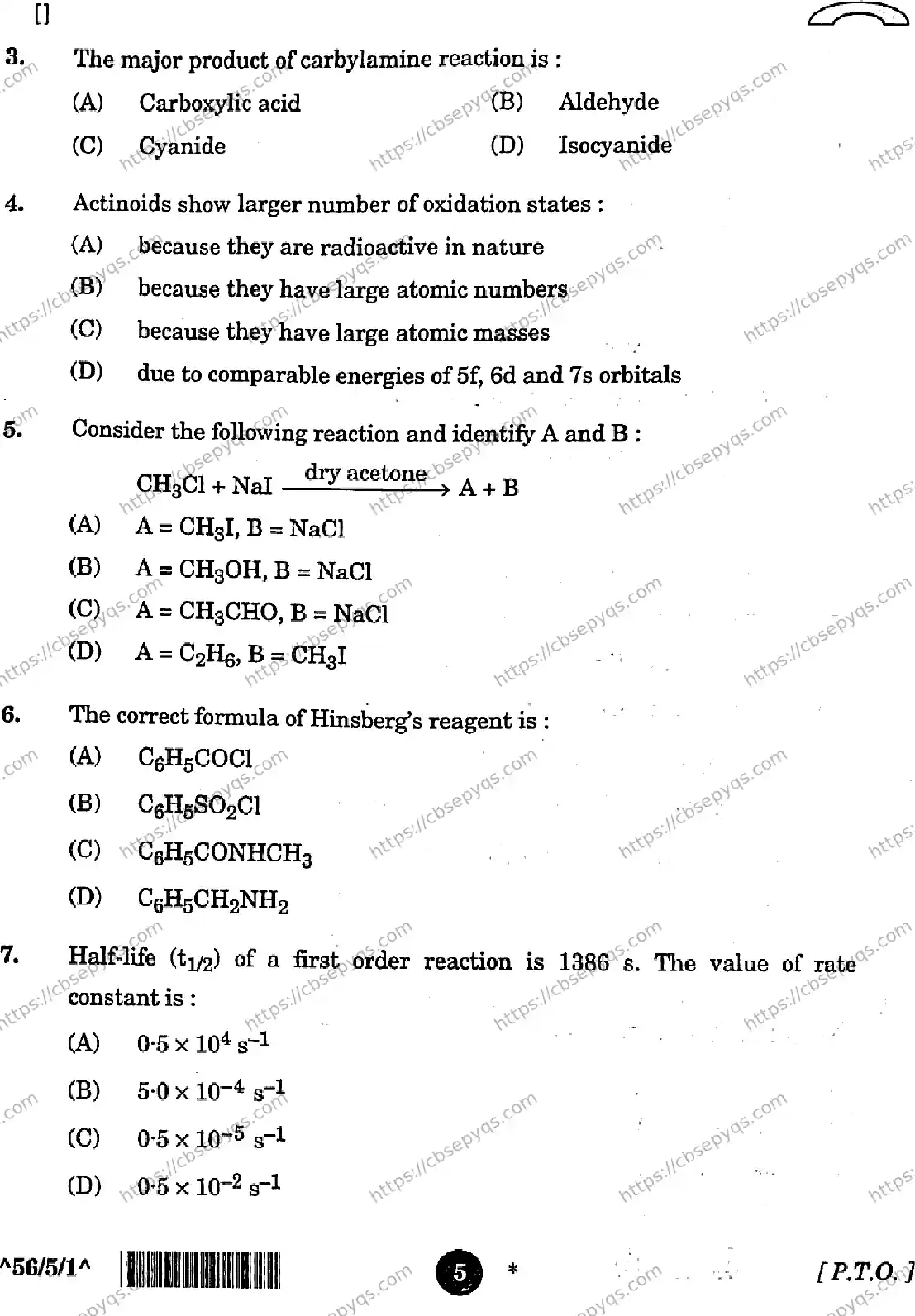 CBSE-Board-12-Previous-Year-Question-Papers-Papers-2026-CHEMISTRY-QSRP-SET-D-Page-5 Image